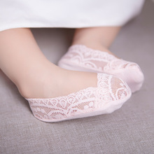 夏季薄款儿童蕾丝船袜防滑浅口女童蕾丝花边袜公主袜宝宝短袜隐形