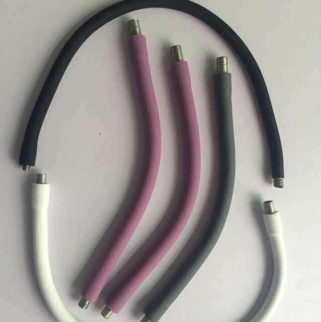 源头厂家批发创意台灯硅胶软管 万向彩色金属硅胶软管 蛇形鹅颈管