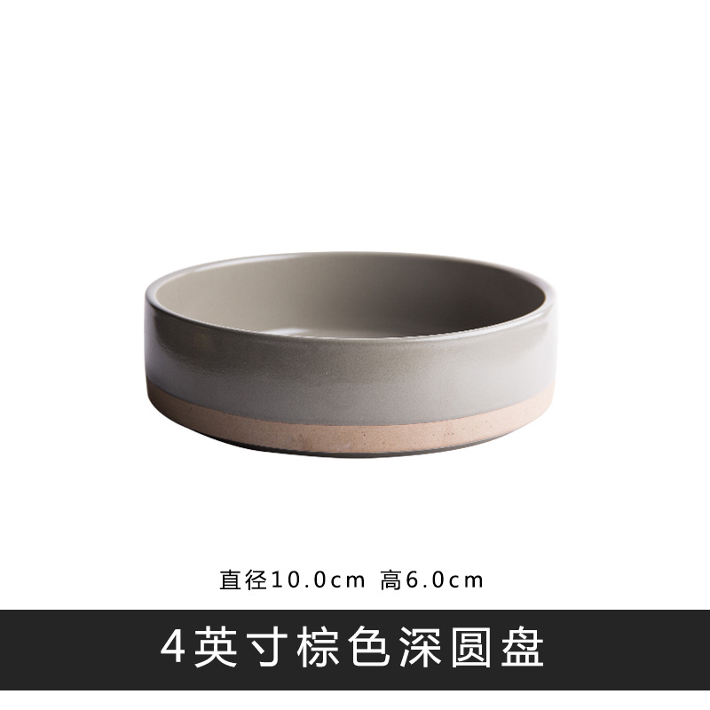 Coreano de cerámica vajilla cena plato tazón taza madera