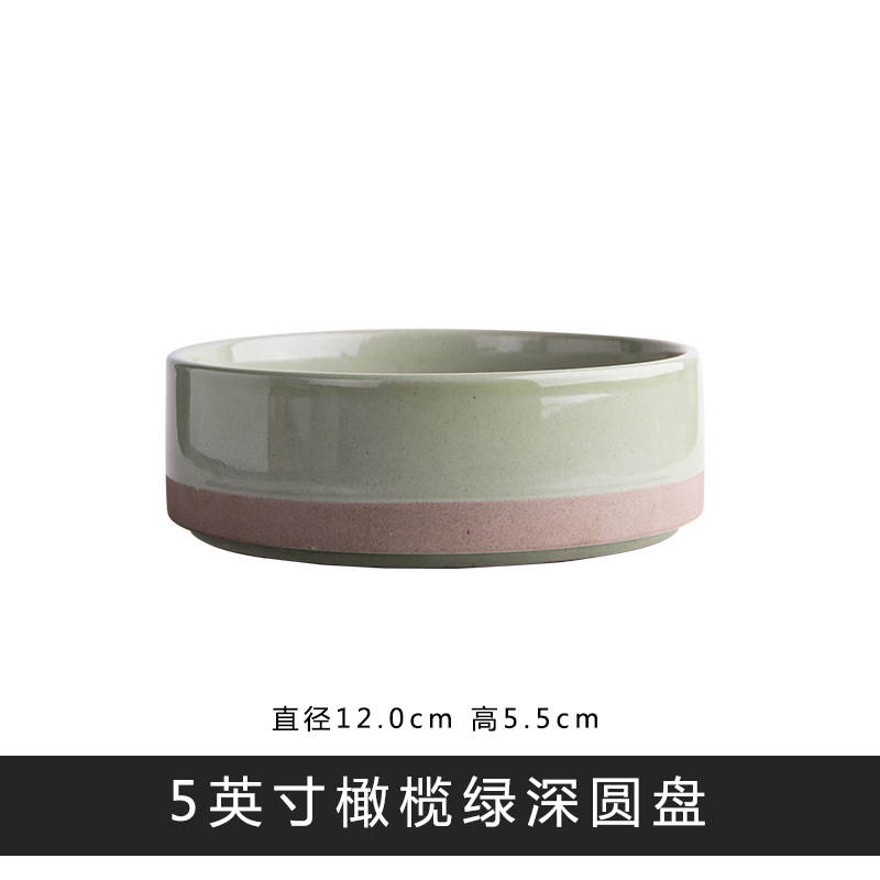 Coreano de cerámica vajilla cena plato tazón taza madera