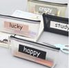 Capacious pencil case for elementary school students suitable for men and women with zipper