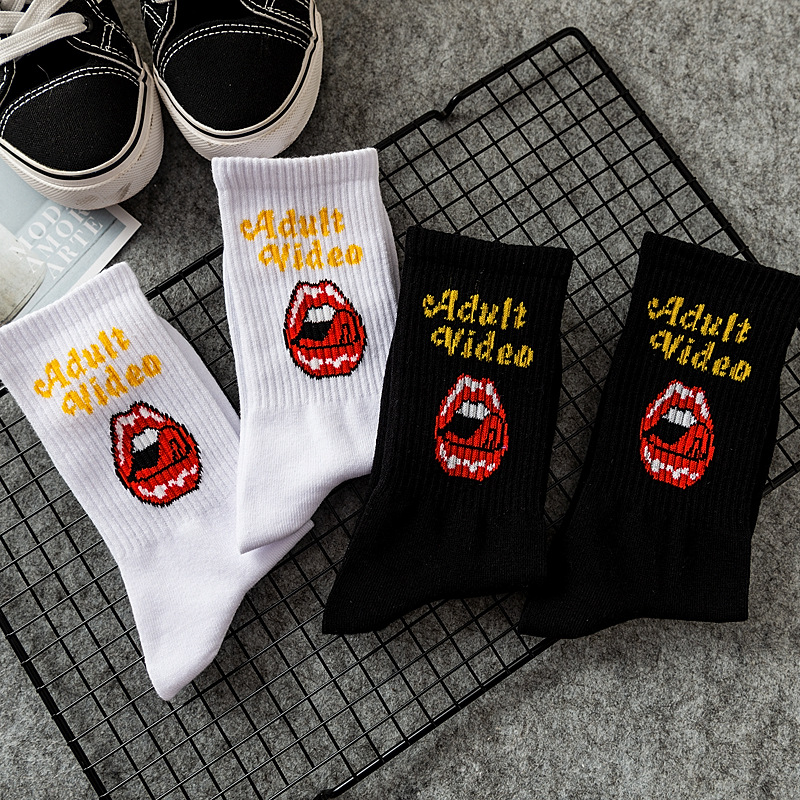 2025d Brand Men's Sports Skateboard Summer Mid-Calf Trendy Women's Autumn Winter Cotton Socks_voghion.com