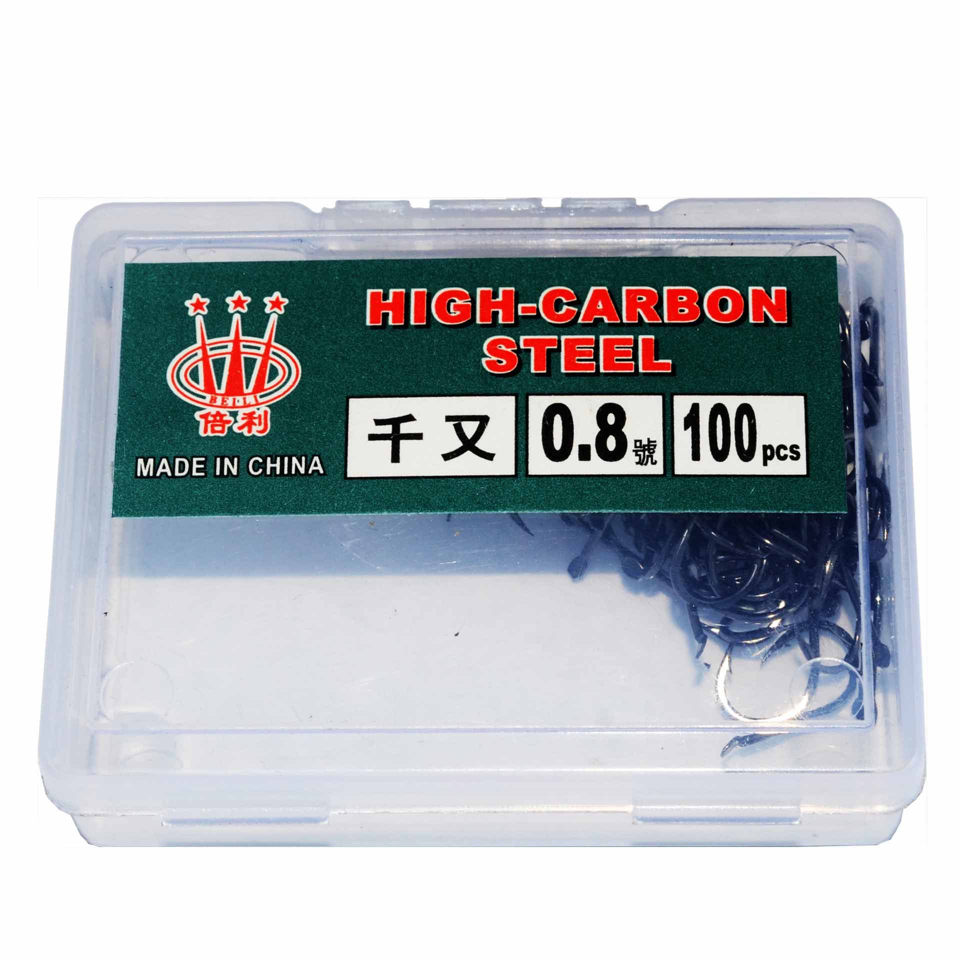 Beili Qianhe gancho de caja Beili gancho de pescado en Caja 100 1 10 cajas de Xihu carpa Taiwán pesca Luya