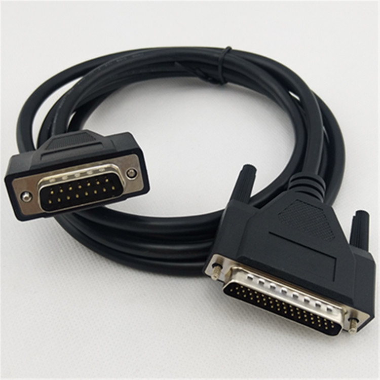 D-SUB DB15 双排15针公转DB44公信号传输数据连接线
