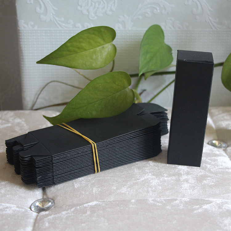 3 spot black card carton universal perfume black carton blank packaging cosmetic carton printing wholesale