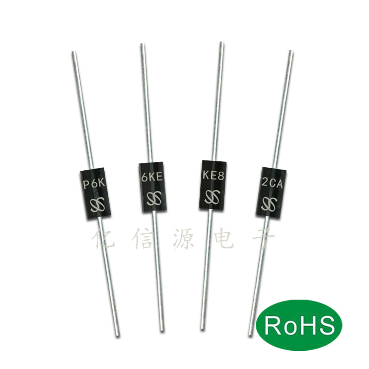 厂家直营 P6KE82CA TVS二极管直插DO-15封装 双向瞬变二极管
