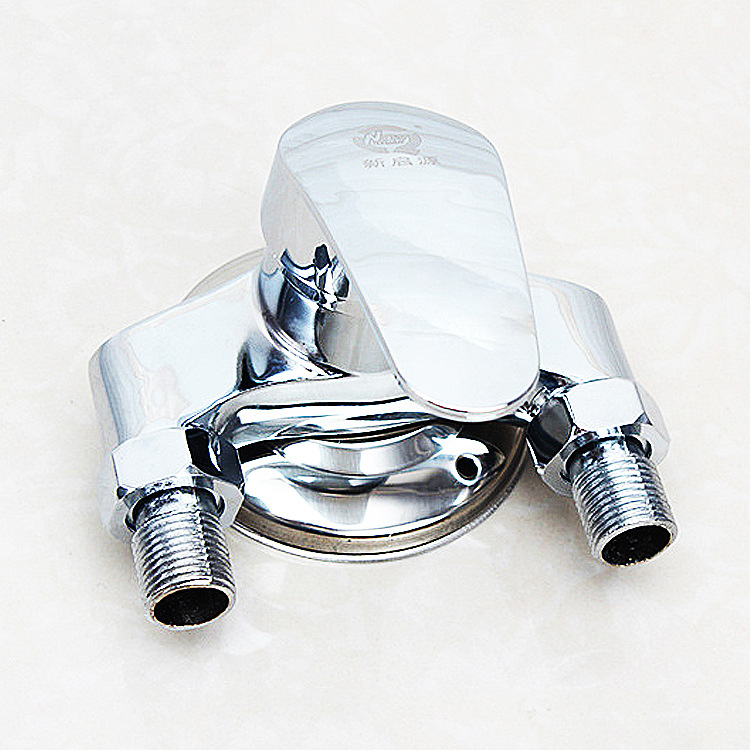 surface-mounted mixing valve triangle shower faucet open tube shower faucet solar water heater mixing valve