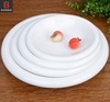 White ceramic dishes Western food round soup plate reflux Zhengde Pan Hotel hot dish special dish on the soup dish plate