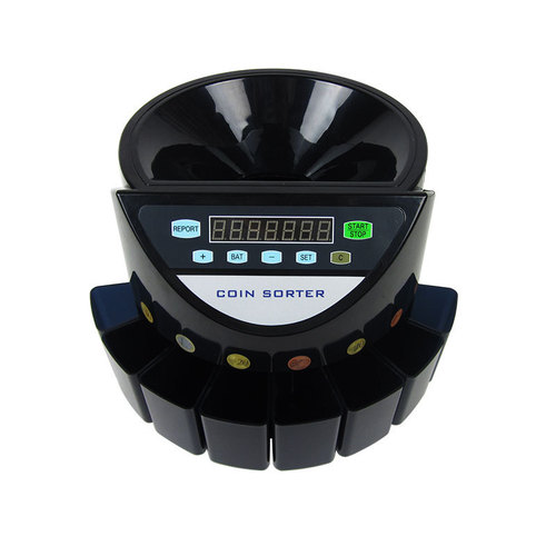 Coin Machine XD-9002 English Version Coin Machine Western Europe English Total Coin Sorter Multi-Country Counter