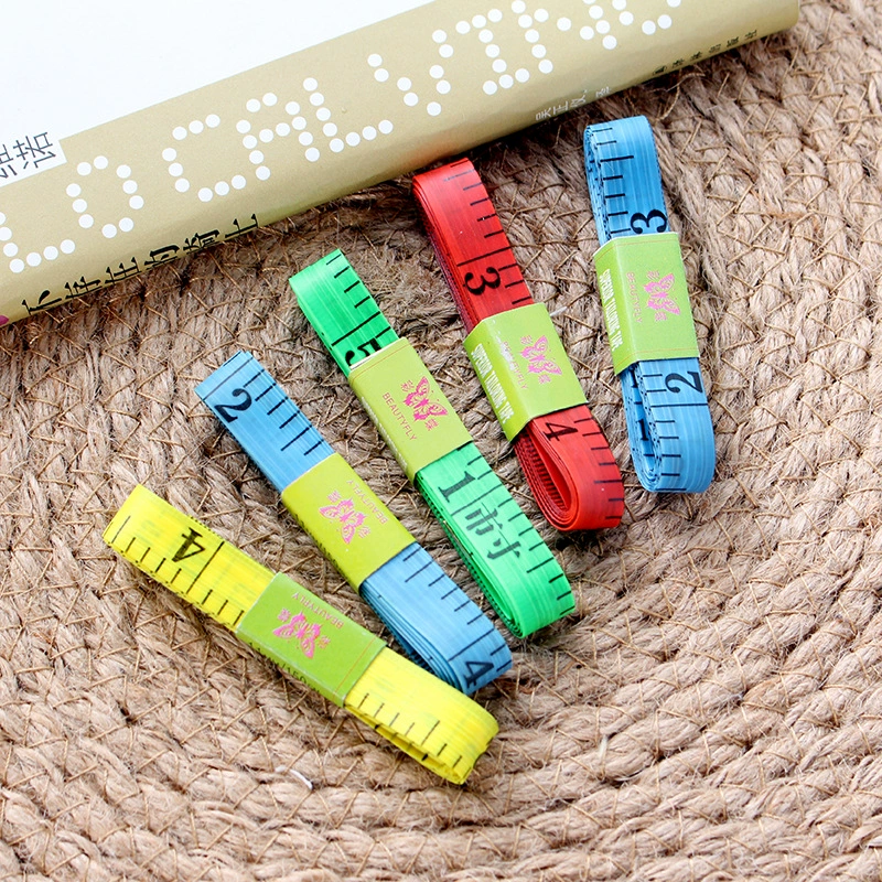 Красочная пластиковая маленькая линейка, мягкая линейка для измерения одежды, рыночная линейка, линейка, линейка для измерений, линейка для измерений, небольшие подарки и подарки