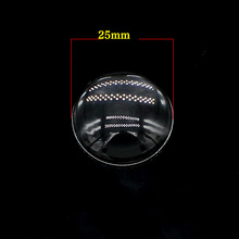 25mm时光宝石玻璃贴片透明玻璃圆形DIY合金底托手工车挂饰品配件