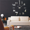 Cross -border hot sale creative large hanging clock 47 -inch DIY acrylic watch 3D home decoration wall sticker clock