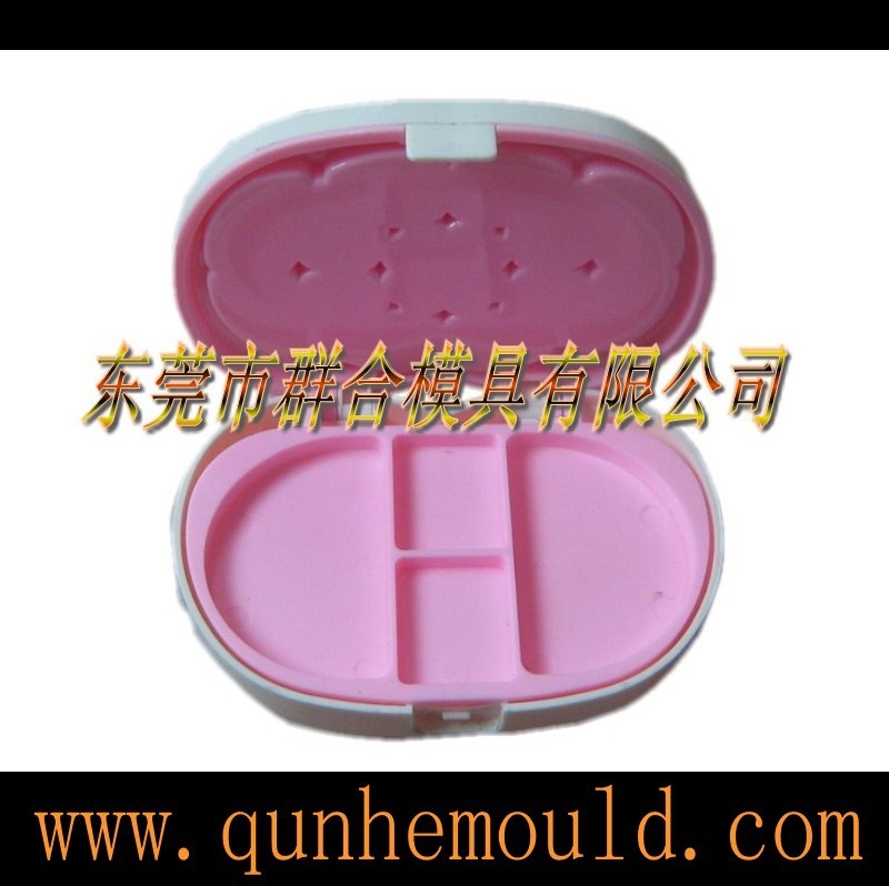 厂家专业生产加工塑料化妆品包装盒 眼影盒 粉饼盒 口红管模具