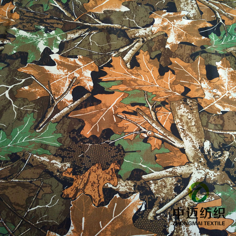 TC16*10/108*56蛇皮枫叶/加拿大印花/圆网印花Pigment printing