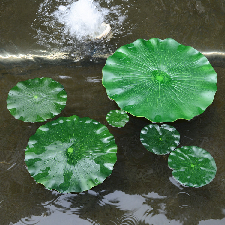 Artificial lotus leaf lotus leaf EVA floating water lotus pool fish tank pond landscape decoration performance props factory direct supply Artificial lotus leaf lotus leaf EVA floating water lotus pool fish tank pond landscape decoration performance props factory direct supply