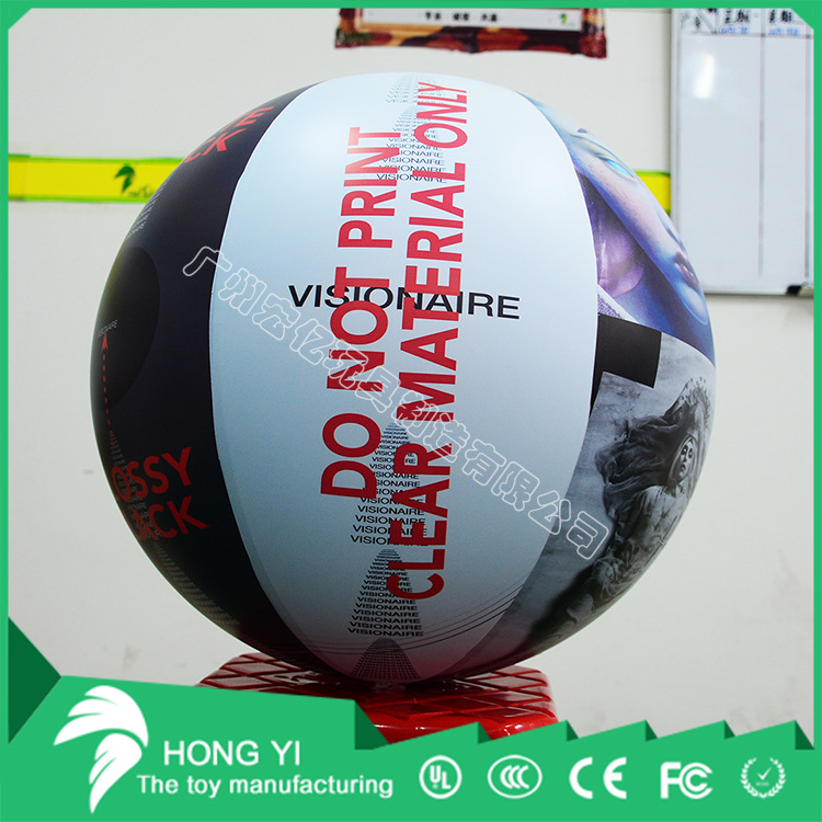 厂家直销pvc充气气球广告展览大型彩色充气玩具球体 落地球飘空球