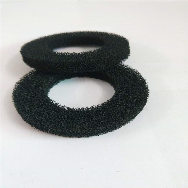 厂家货源蜂窝状活性炭过滤海绵颗粒活性炭过滤棉除异味除臭海绵圈