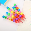 Cartoon stationery for elementary school students, cute crayons for pencils, 7 colors