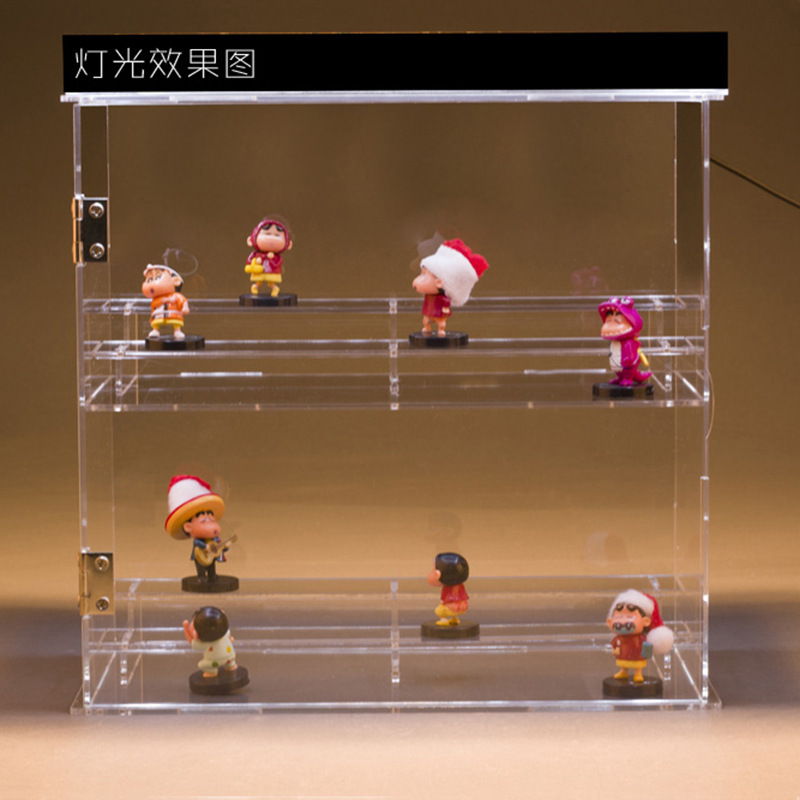 工艺品防尘罩手办透明展示柜 亚克力模型展示盒 小型展柜厂家直供