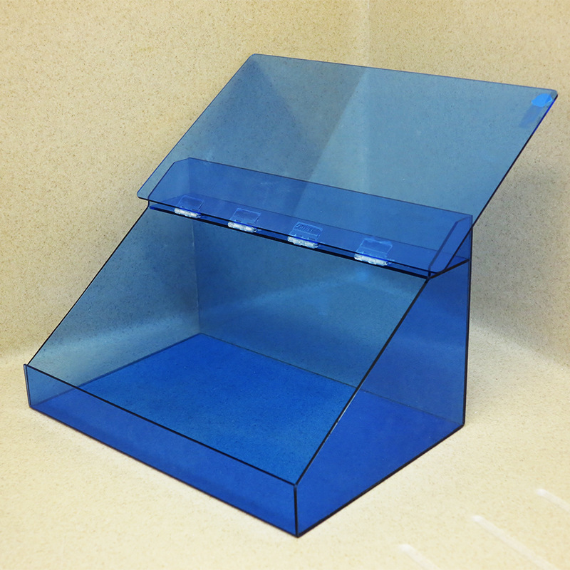 厂家直供翻盖亚克力糖果盒有机玻璃 收纳盒超市食品盒可制作LOGO