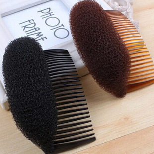 New front bangs hair pad hair device puff shape hairdressing tool hair comb insert comb Princess head sticker