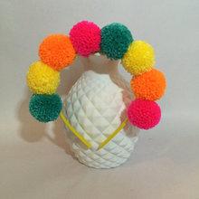 毛毛球发圈儿童发箍毛线球可爱甜美公主头箍中大童毛绒头饰品