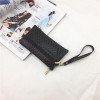 Small clutch bag with zipper, fashionable cute small wallet, 2022 collection, Korean style