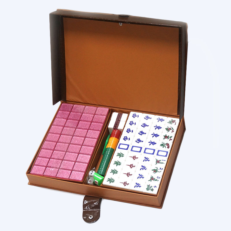 Factory wholesale acrylic crystal mahjong Guangdong mahjong Taiwan Sparrow with dice chips gift mahjong Factory wholesale acrylic crystal mahjong Guangdong mahjong Taiwan Sparrow with dice chips gift mahjong
