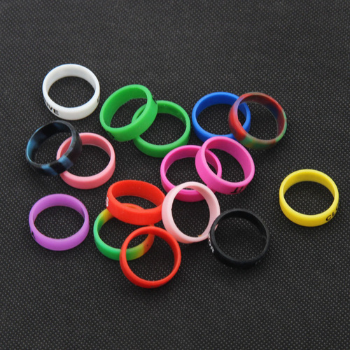 Fishing rod silicone ring anti-sweat ring rod stop slingshot grid ring 75-pai skipping rope anti-slip ring decorative global clapping glue