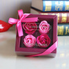 4 fragrant soap gift box festival gifts, practical wedding banquet to push the company's event gifts