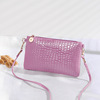 Shoulder bag, coins, small clutch bag, one-shoulder bag, mobile phone, wallet, crocodile print, Japanese and Korean