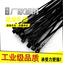 厂家直销环保塑料扎带扎线绑带束线捆白黑自锁式尼龙扎带一件包邮