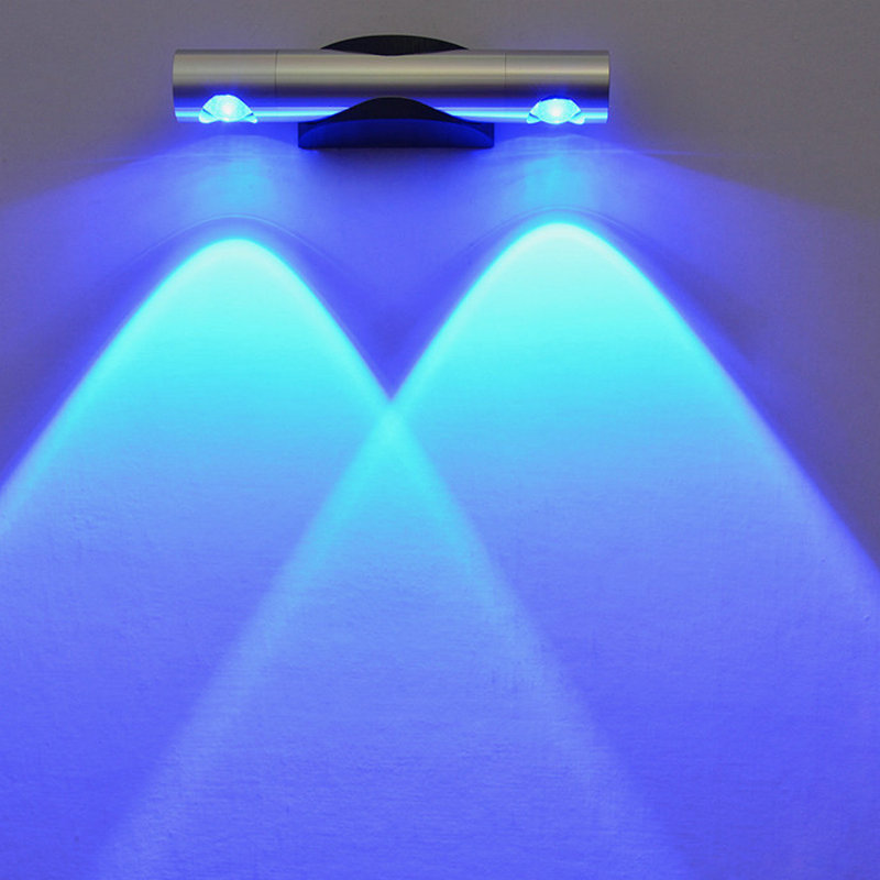 LED moderna lámpara de pared de doble dirección creativa aluminio 360 ° giratoria lámpara de cabecera lámpara de pasillo lámpara de pared de fondo Lámpara decorativa