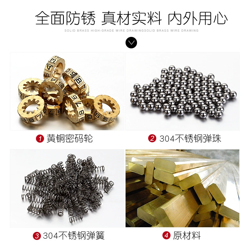 Quality brass small suitcase, backpack