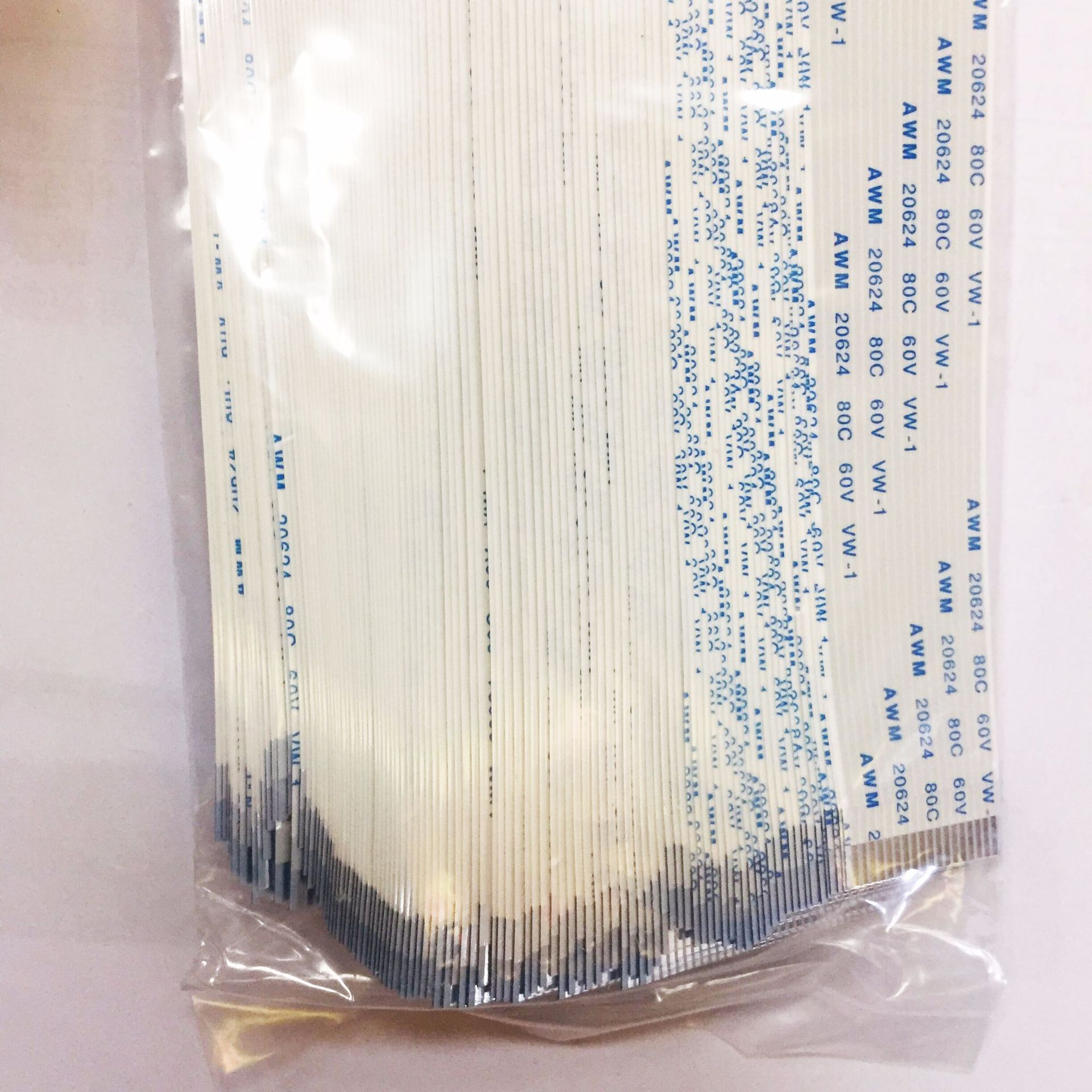 ffc/fpc软排线扁平线0.5mm54p同向排线200mm反向UL液晶连接线ROHS