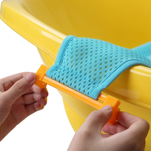 2024 new product four-head children's bathtub stand sitting and lying bath stand T-shaped baby bath net baby bath net