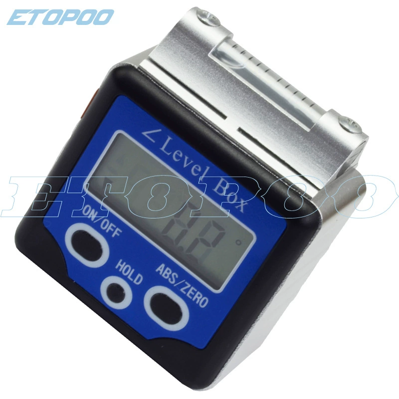 ETOPOO 4*90 с функциональным поясом ABS горизонтальная Магнитная мини-коробка наклона цифровой дисплей угловая линейка