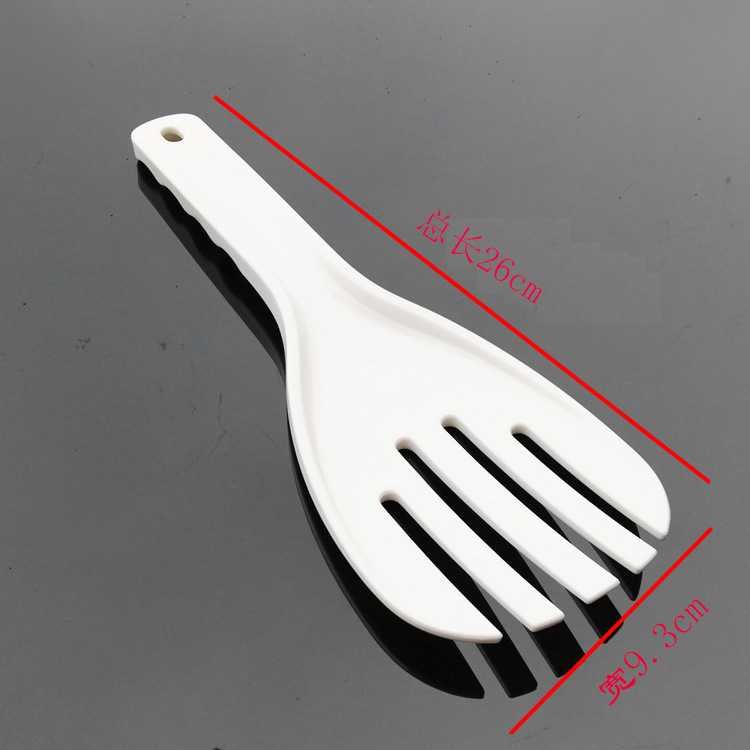 加大号胶饭勺不粘米饭餐馆饭店打饭铲盛饭勺子塑料加厚商用松饭叉