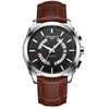 Trend fashionable universal calendar, quartz mechanical steel belt, waterproof watch