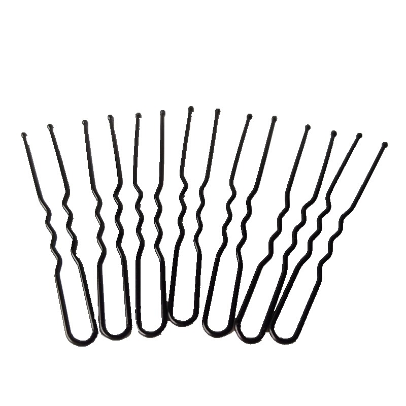 European and American cross-border black Golden updo U-shaped clip bride female shape clip hairpin U-shaped hair clip factory direct sales European and American cross-border black Golden updo U-shaped clip bride female shape clip hairpin U-shaped hair clip factory direct sales