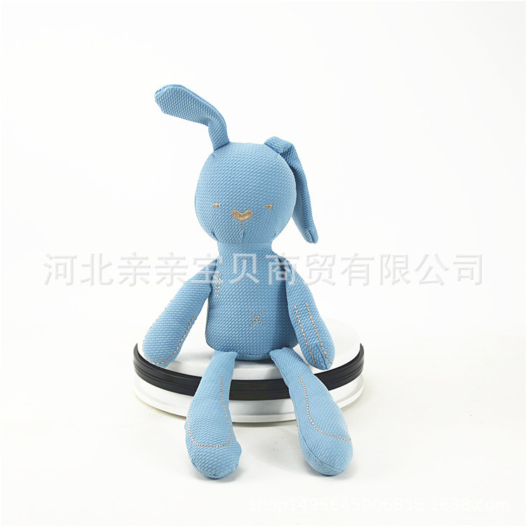 Calmante bebé británico de orejas largas conejo Oso de ballet educativo muñeca de los niños de juguete de peluche muñeca al por mayor