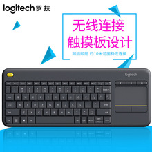 Logitech罗技K400 plus无线触控键盘 蓝牙多媒体控制静音键盘