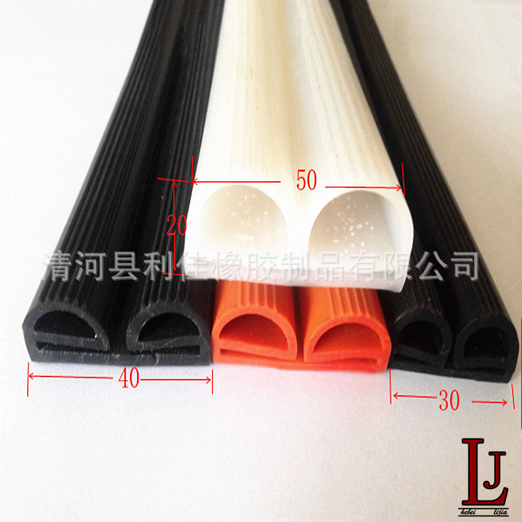 供应 硅胶条 烤箱蒸箱硅胶密封条 e型硅胶耐高温密封条