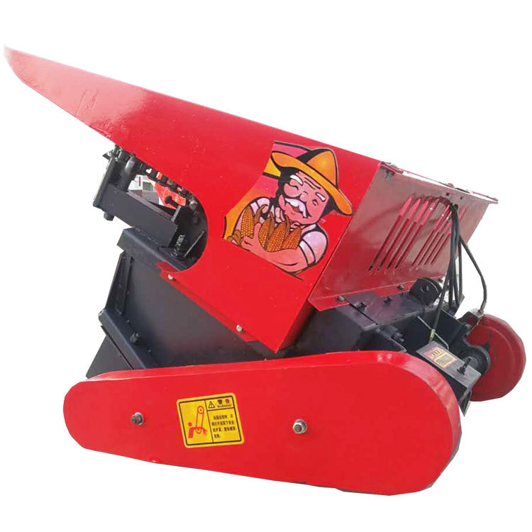 山西潞城玉米收割割台单缸小四轮车带安装方便玉米收获机视频