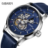 Mechanical fashionable mechanical watch, men's men's watch for leisure, fully automatic