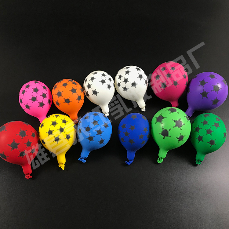Globo decorativo 2,8G 12 pulgadas globo de látex tema centro comercial atmósfera diseño globo fútbol escena globo
