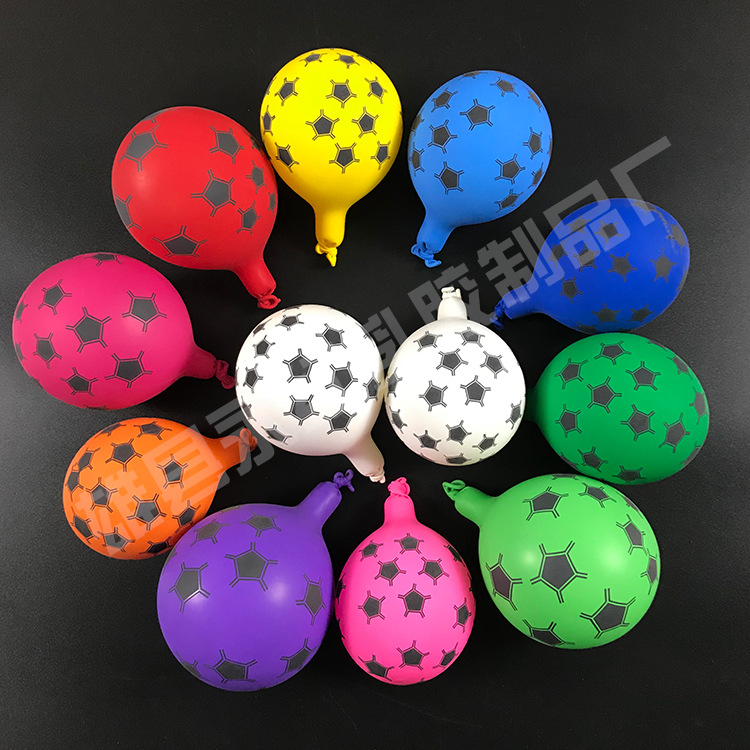 Globo decorativo 2,8G 12 pulgadas globo de látex tema centro comercial atmósfera diseño globo fútbol escena globo
