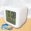 Cross -border INS alarm Clock Colorful Capital Creative Luminous Electronic Clock Colorful Music Alarm Clock Creative Student Alarm Clock