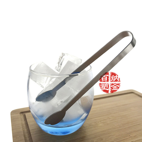 Stainless steel thickened lemon sandwich, heart-shaped tea leaf clip, ice clip, food clip, sugar clip, barbecue clip, palm food clip