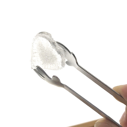 Stainless steel thickened lemon sandwich, heart-shaped tea leaf clip, ice clip, food clip, sugar clip, barbecue clip, palm food clip